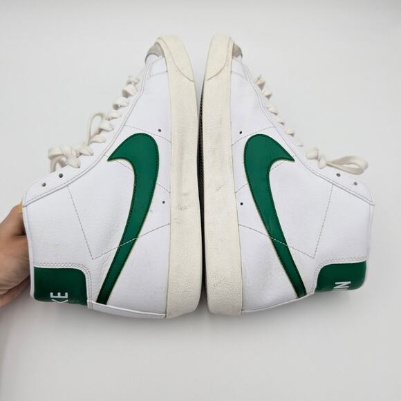 Nike Blazer Mid 77 Vintage Sneaker Shoes White/Pine Green Size US10.5 EU44.5 - Picture 6 of 11